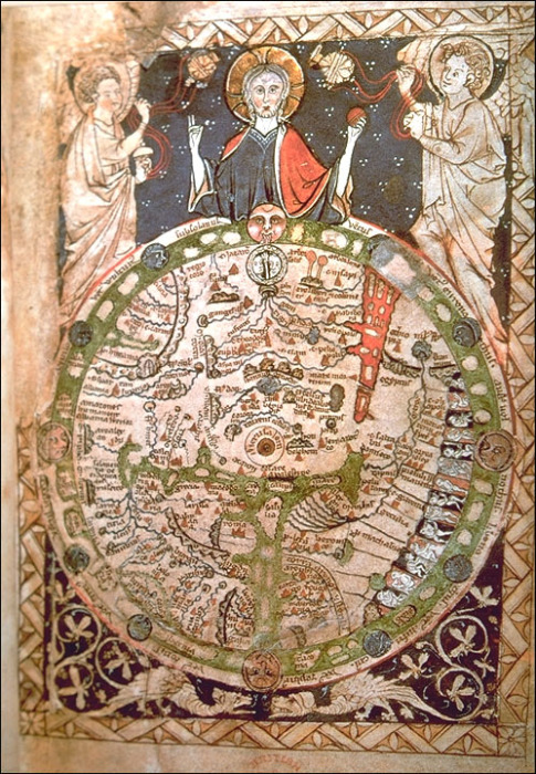 Карта Мира-Пслатырь 1265 год.