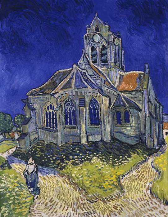 Церковь на картине Ван Гога.