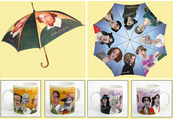 Зонты и чашки для любителей классики