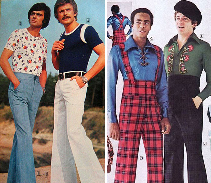 1970-е: реклама мужской одежды