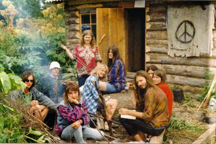 Коммуна хиппи. Америка, 1970-е годы
