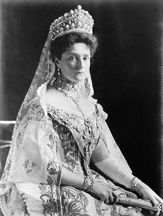 Портрет Александры Федоровны, жена Николая II.