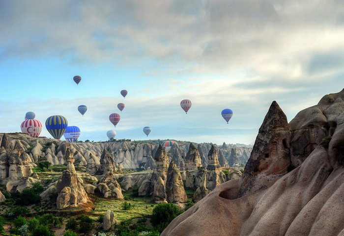 Прогулка на воздушном шаре над Каппадокией, Турция
