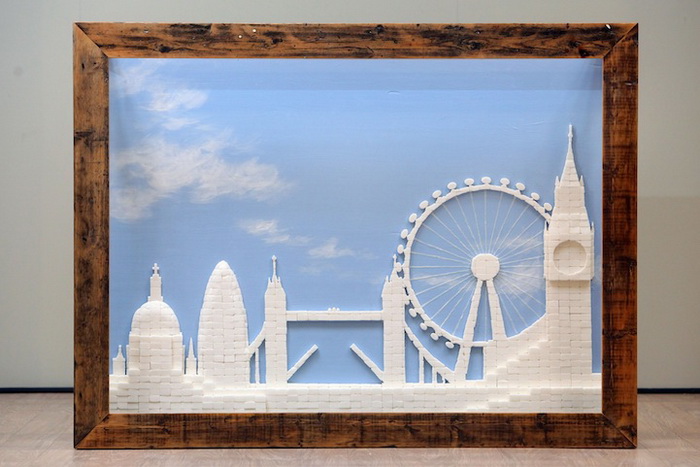 Панорама Лондона из сахара. Творчество Криса Нейлора (Chris Naylor)