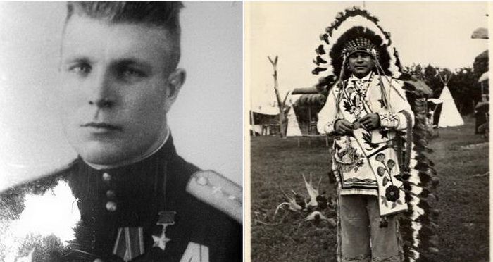 Иван Даценко: советский летчик, ставший вождем индейского племени.