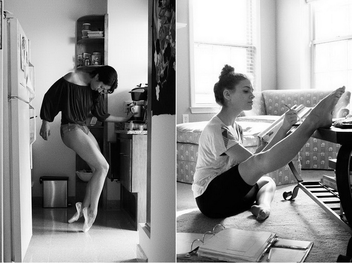 Фотографии танцоров в домашней обстановке от Дєвида Перкинса (David Perkins)