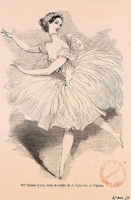 Французская балерина Эмма Ливри