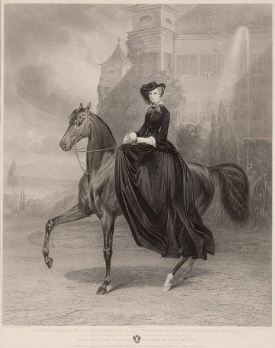 Портрет Елизаветы, 1853 г.