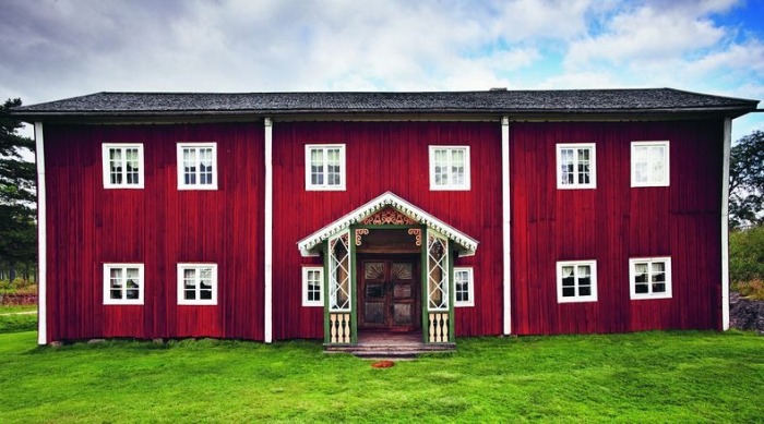 Деревянные дома в шведской провинции Хельсингланд