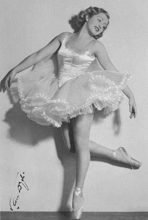 Франциска Манн - талантливая польская балерина. Фото: polish-vintage.tumblr.com