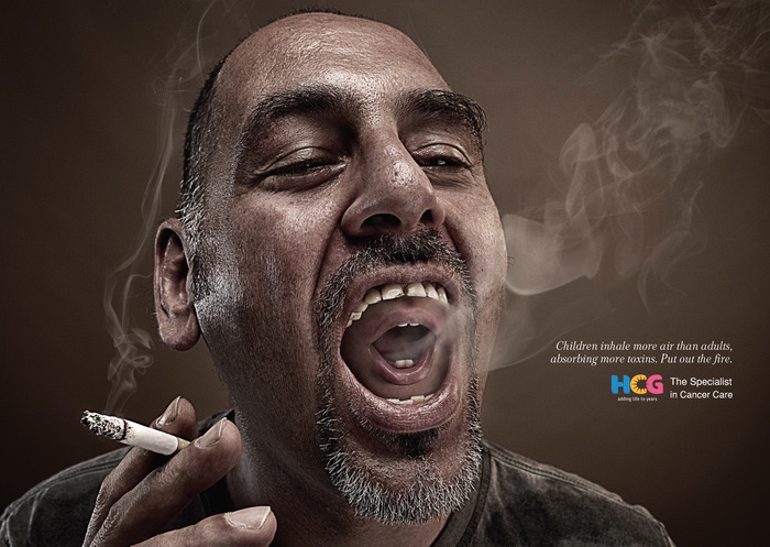 Социальная реклама против курения от HCG Cancer Care