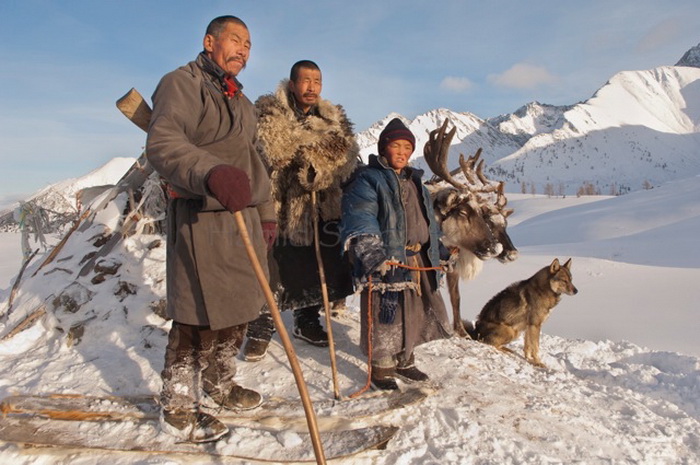 Цаатаны - древние кочевники-оленеводы (Монголия)