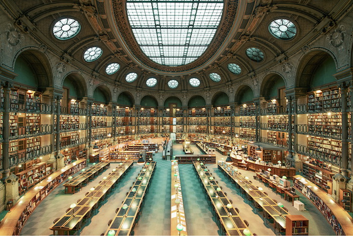 Национальная библиотека Франции (Париж). Фотограф Фрэнк Бобот (Franck Bohbot)