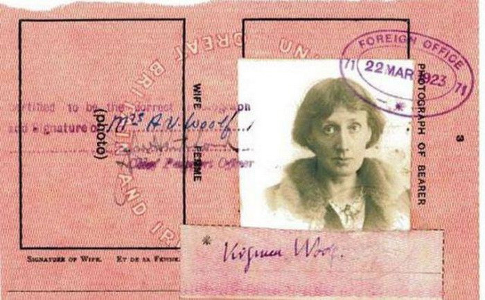 Паспорт Вирджинии Вульф