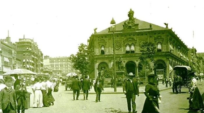 Здание отеля, где проживала Ида Вуд. Фото ок. 1895 г.