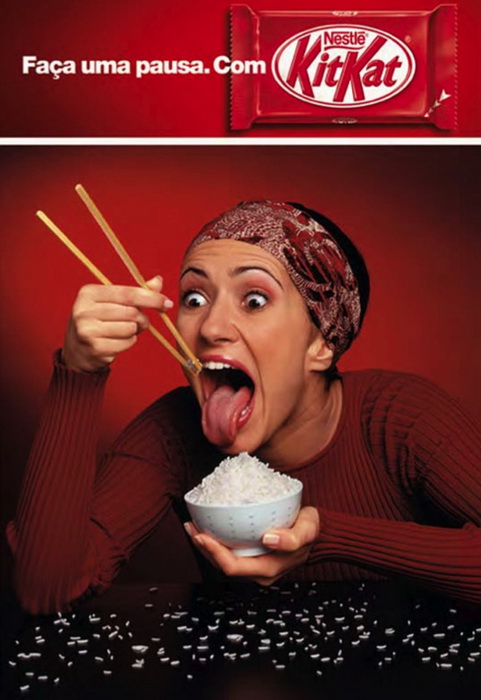Рис и китайские палочки? С KitKat это не проблема