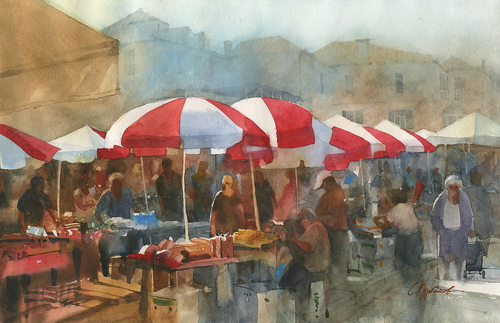 Рынок в Дубровнике