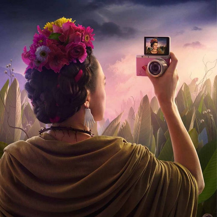 Фрида Кало: креативная реклама камеры Samsung от рекламного агентства Leo Burnett