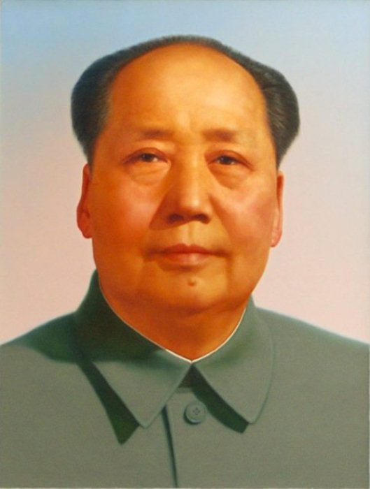 Портрет Мао Цзэдуна.