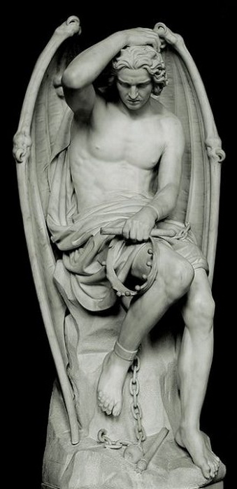 Скульптура Люцифера от Гийома Гейфса