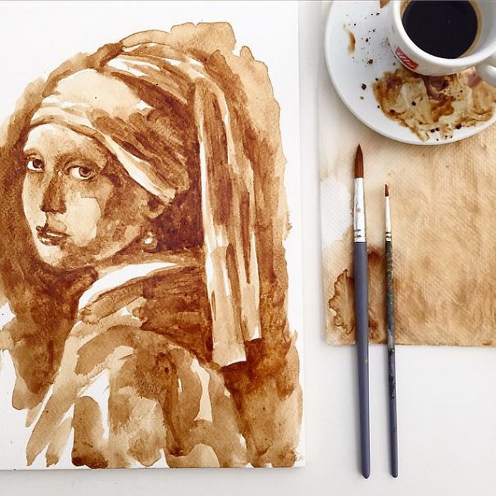 Копия картины 'Девушка с жемчужной сережкой' Яна Вермеера