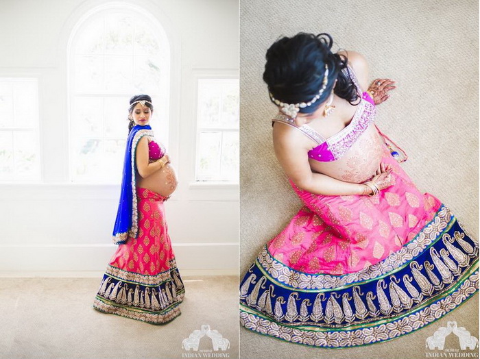 Очаровательные фотографии беременной индианки