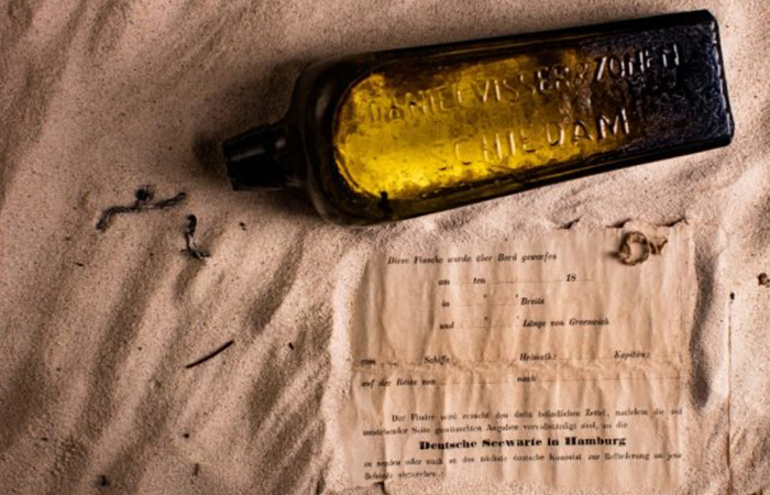 В Австралии найдено послание в бутылке, отправленное 132 года назад.
