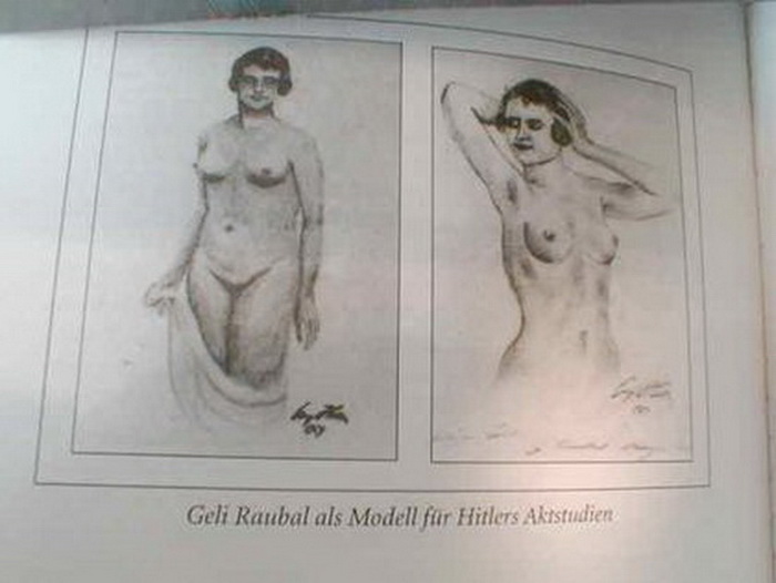 Гели Раубаль. Рисунки Адольфа Гитлера