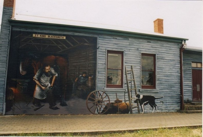 Разрисованные дома австралийского города Шеффилд
