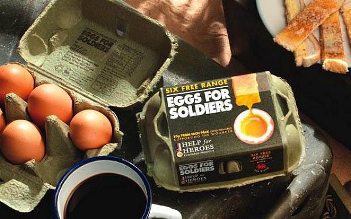 Упаковка яиц "Eggs for Soldiers"