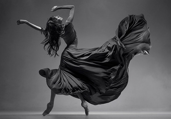 Балерина на фотографии Вадима Штейна.