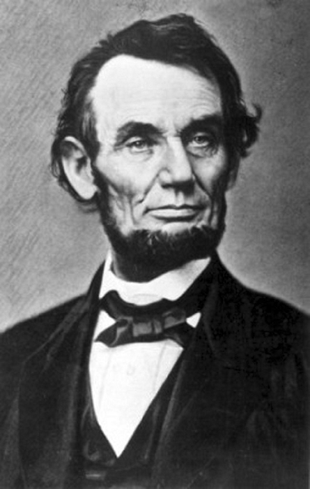 Портрет Авраама Линкольна.