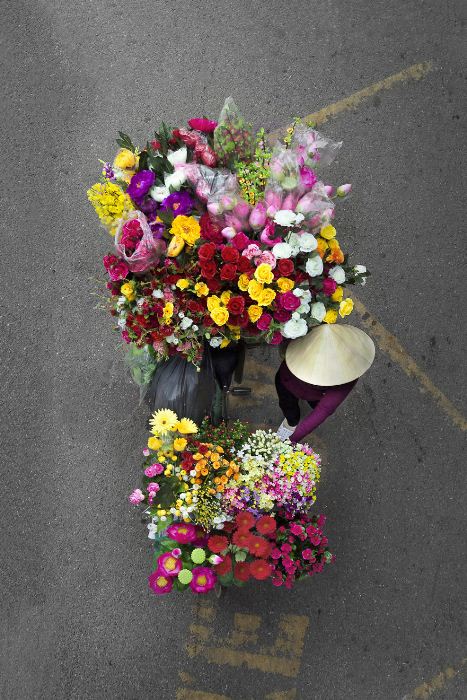 Торговка цветами
