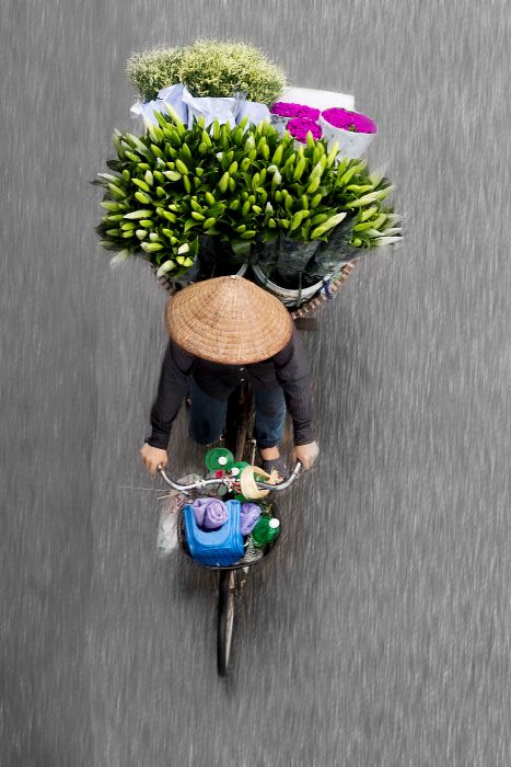 Вьетнамские продавцы едут на рынок: восхитительный фотоцикл о красоте будничной работы