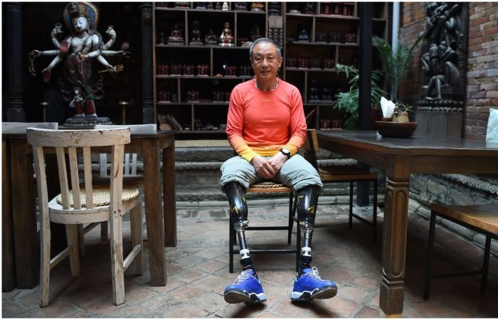Ся Бойю - безногий альпинист, который всю жизнь шел к своей мечте.