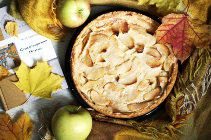 Цветаевский яблочный пирог. Фото: gingerpage.com