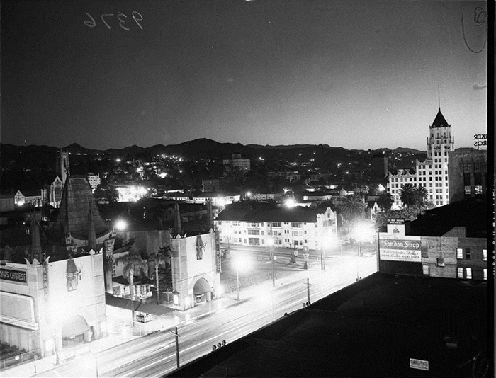Атомный взрыв 1951 года. Вид на Лос-Анджелес