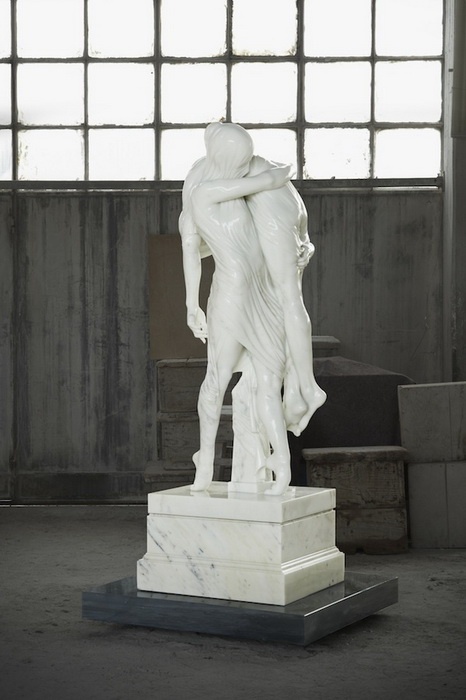 Балерина и мальчик: мраморная скульптура Кевина Френсиса Грея (Kevin Francis Gray)