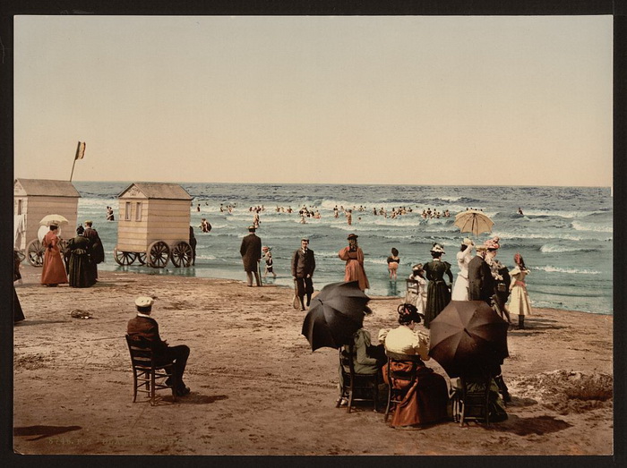Пляж викторианской эпохи