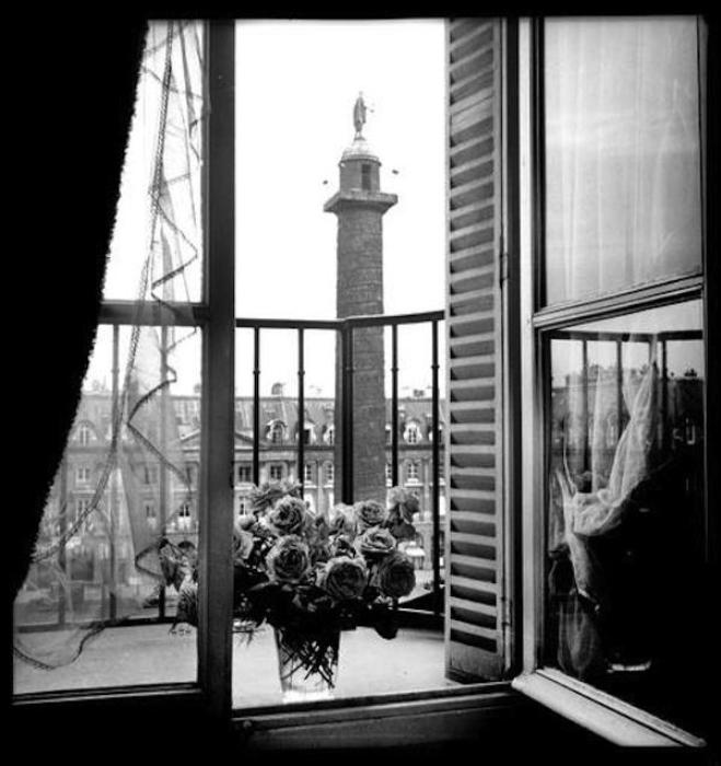 Вид из окна в номере Коко Шанель в отеле Ритц