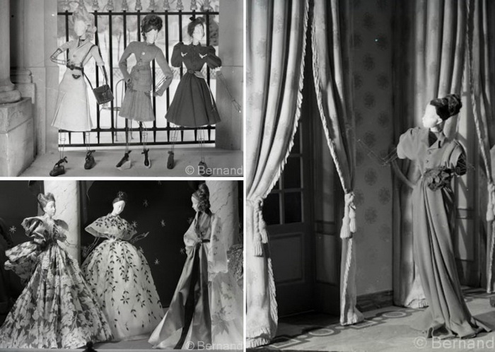 Показ мод с миниатюрными куклами состоялся сразу после Второй мировой войны.