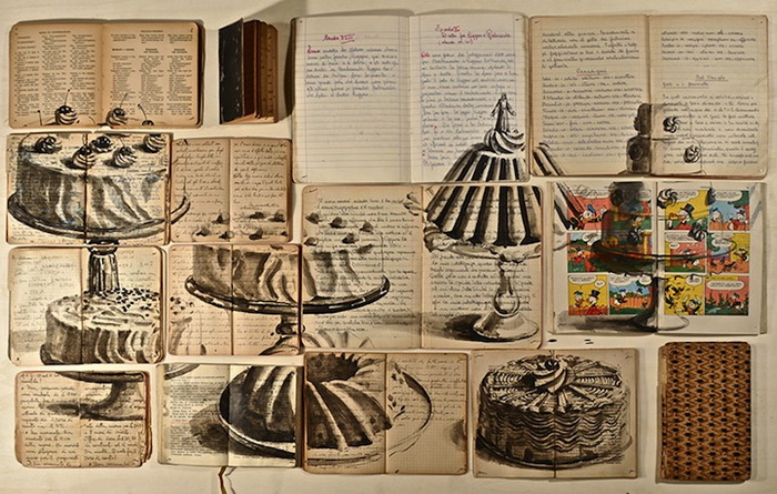 Картины на страницах старых книг. Творчество Екатерины Паникановой