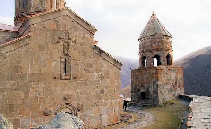 Троицкая церковь в Гергети (Кавказ)