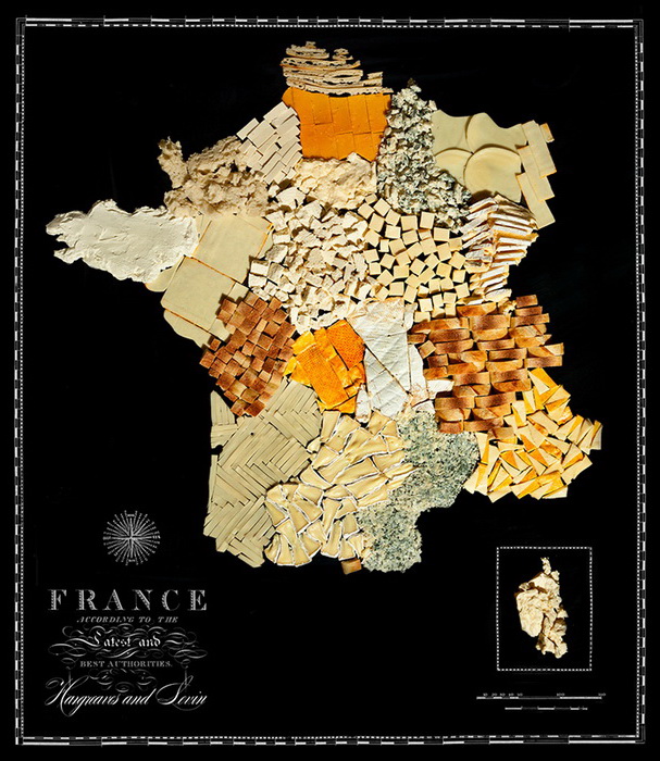 Франция из сыра и булочек