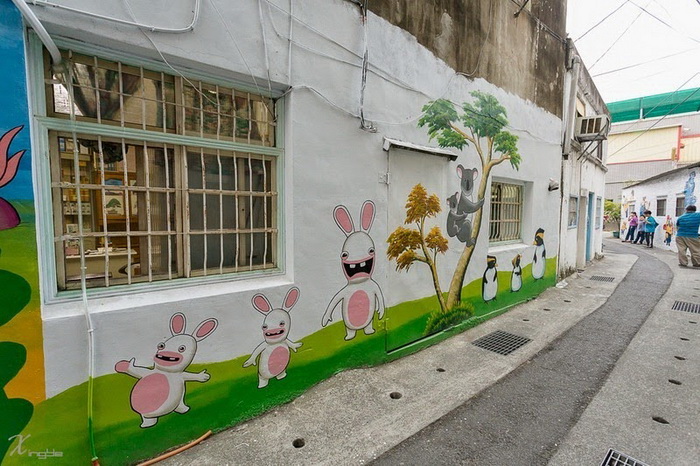 Стрит-арт в деревне Huija (Тайвань)
