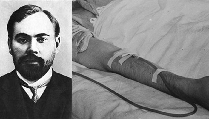 Александр Быков умер во время эксперимента по переливанию крови