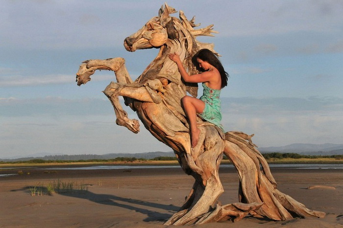 Деревянные скульптуры от Jeffro Uitto