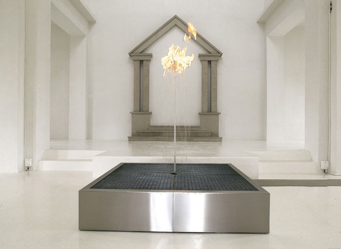 Огненный фонтан от Jeppe Hein