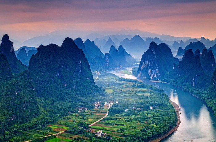 Живописные пейзажи реки Ли (Китай)