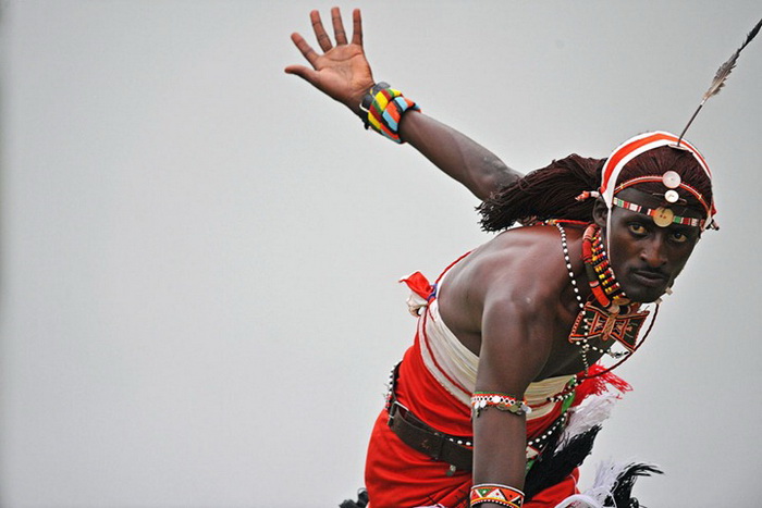 Крикет-воины африканского племени масаи